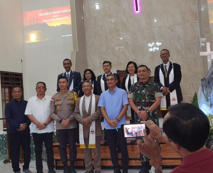 Ibadah Paskah 2024 - Dihadiri Pj. Bupati